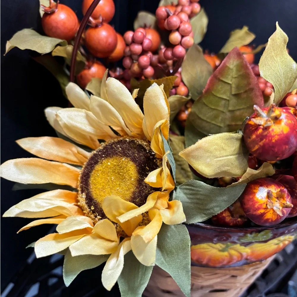 Pumpkin Basket Arrangement